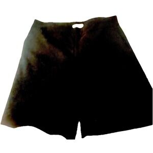 Talbots Women's  Black Shorts‎ Mid Rise Size 16 Flat Front Pockets EUC